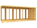 Sheds DIY - Full Height Window Pent Summerhouse - 5ft Deep - Various Size Variations Available