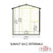 Sun Hut Potting Shed 6'x12'