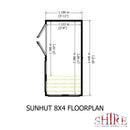 Sun Hut Potting Shed 8'x4'