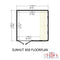 Sun Hut Potting Shed 8'x8'