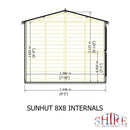 Sun Hut Potting Shed 8'x8'