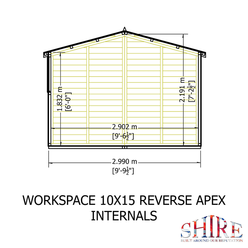 Workspace Reverse Apex (10' x 15')