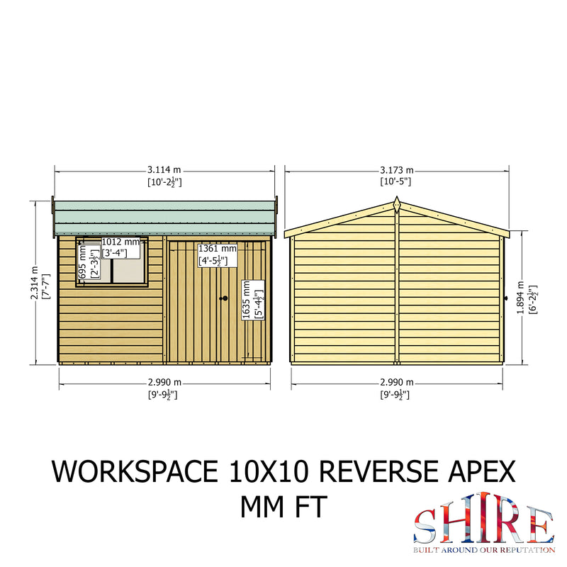 Workspace Reverse Apex (10' x 10')