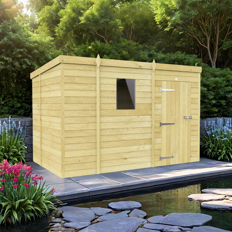 Sheds DIY Pent Sheds - 6ft Deep - Numerous Size Variations Available