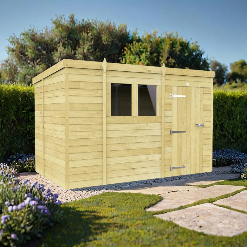 Sheds DIY Pent Sheds - 6ft Deep - Numerous Size Variations Available