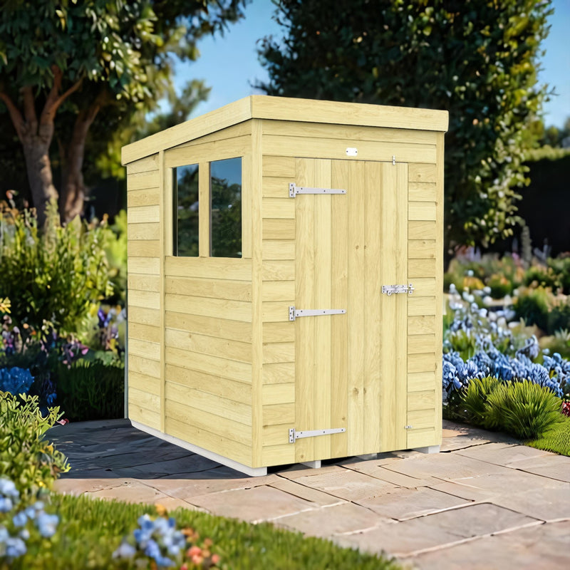 Sheds DIY Pent Sheds - 6ft Deep - Numerous Size Variations Available