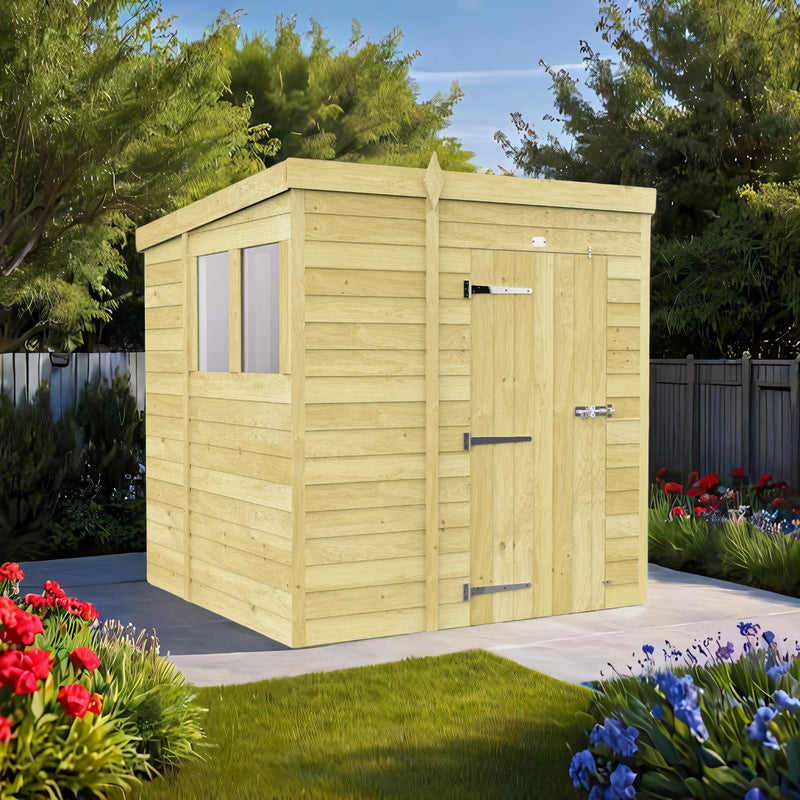 Sheds DIY Pent Sheds - 6ft Deep - Numerous Size Variations Available