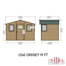 Orkney (10' x 6') Professional Storage Shed