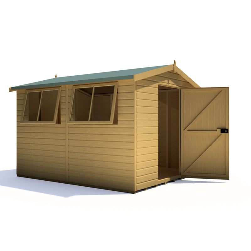 Goodwood Atlas (10' x 8') Professional Tongue and Groove Apex Shed