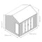 Vermont 10'x8' Shiplap T&G Summerhouse