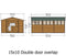 10'x15' Double Door Overlap Shed