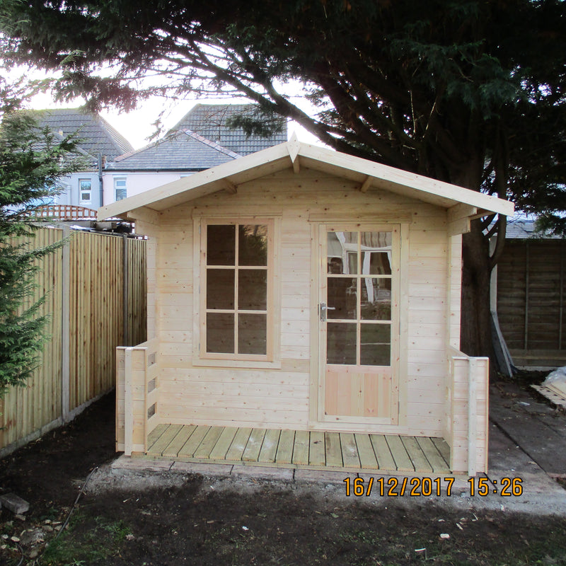 Maulden Log Cabin - Various Sizes Available - Includes Terrace