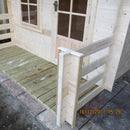 Maulden Log Cabin 9'x12' in 19mm Logs (Includes Veranda) - Ex Stock