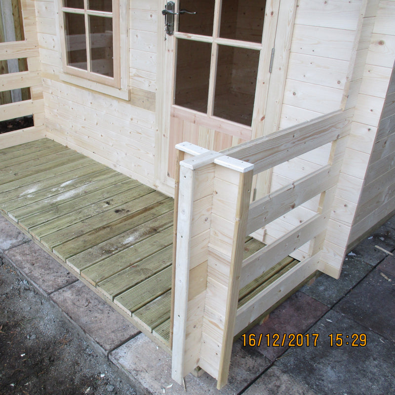 Maulden Log Cabin - Various Sizes Available - Includes Terrace