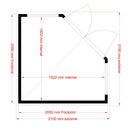 Hampton Summerhouse (7' x 7')