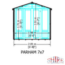 Parham Summerhouse 7' x 7'