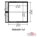 Parham Summerhouse 7' x 7'