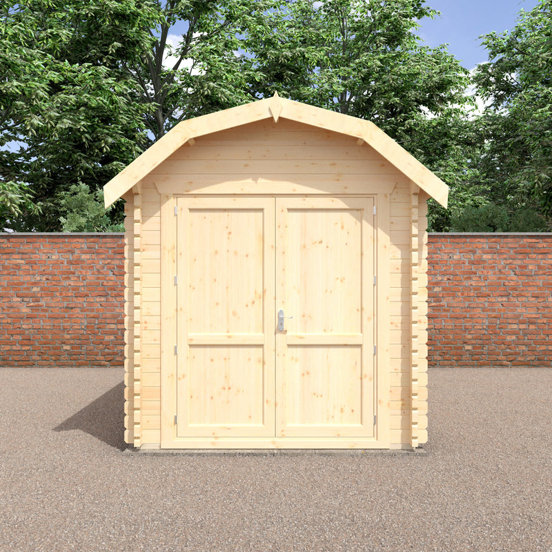 Woodlands Aldford Barn Log Cabin in 28 or 44mm Logs