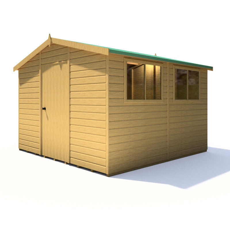Goodwood Atlas (10' x 10') Professional Tongue and Groove Apex Shed