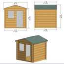 Avesbury Log Cabin - Various Sizes Available