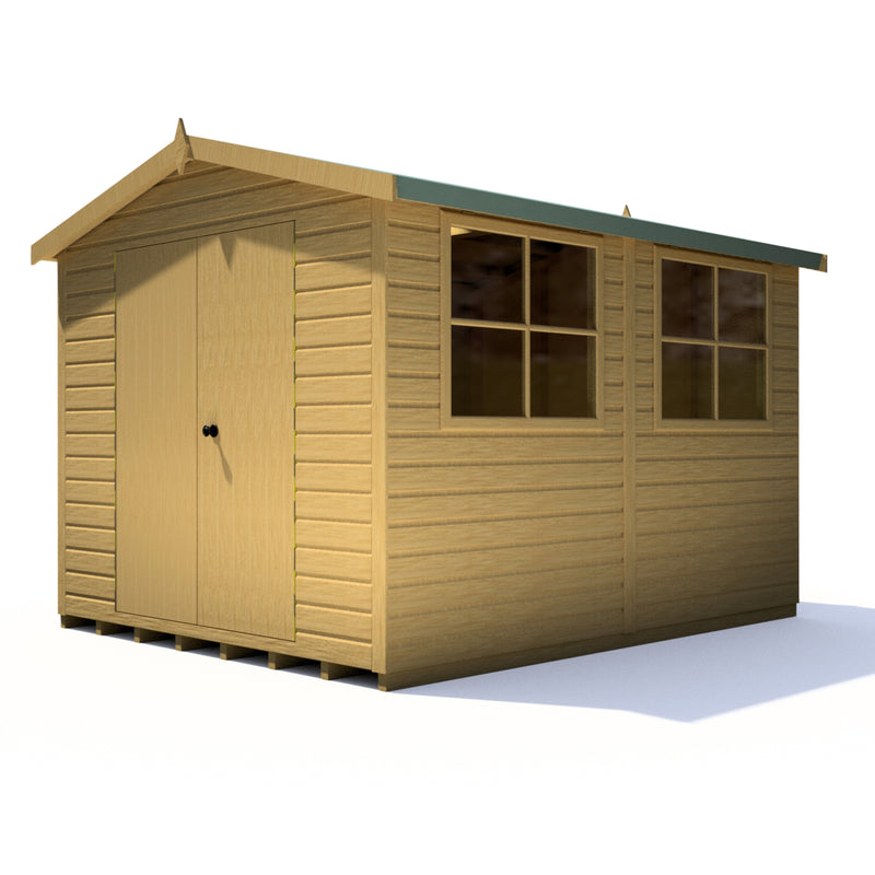 Goodwood Bison Workshop (10' x 8') Professional Tongue and Groove Apex Shed