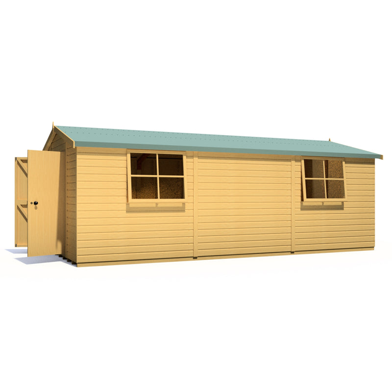 Goodwood Bison Workshop (20' x 10') Professional Tongue and Groove Apex Shed