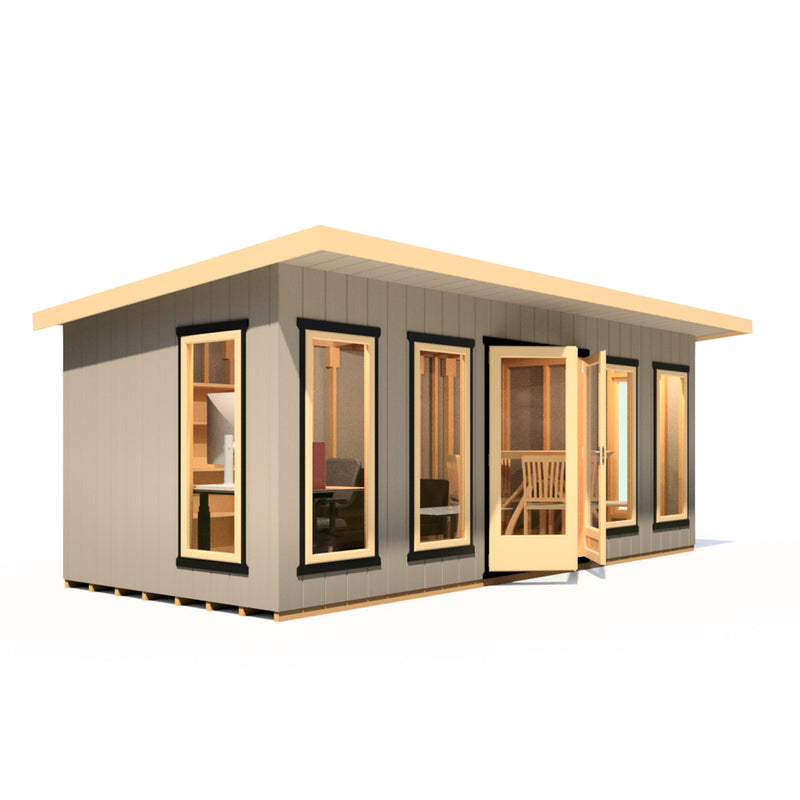 Cali 20'x 8' Pent Home Office