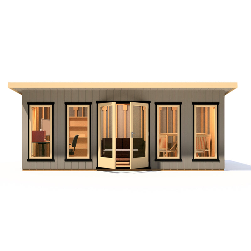 Cali 20'x 8' Pent Home Office