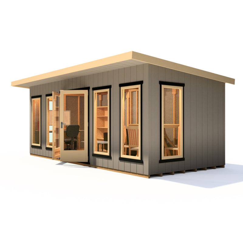Cali 20'x 8' Pent Home Office