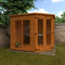 Woodlands Full Pane Corner Summerhouse