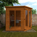 Woodlands Full Pane Corner Summerhouse