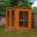 Woodlands Full Pane Corner Summerhouse