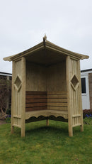 Corner Garden Arbour (4'1'' x 4'1'')