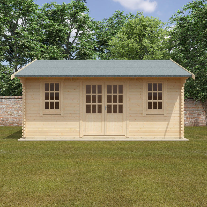 Woodlands Dalton Log Cabin in 44mm Logs