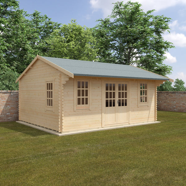 Woodlands Dalton Log Cabin in 44mm Logs