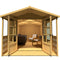 Delmora Summerhouse 8'x14' in T&G - Including 2ft Veranda