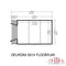 Delmora Summerhouse 8'x14' in T&G - Including 2ft Veranda