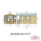Delmora Summerhouse 8'x14' in T&G - Including 2ft Veranda