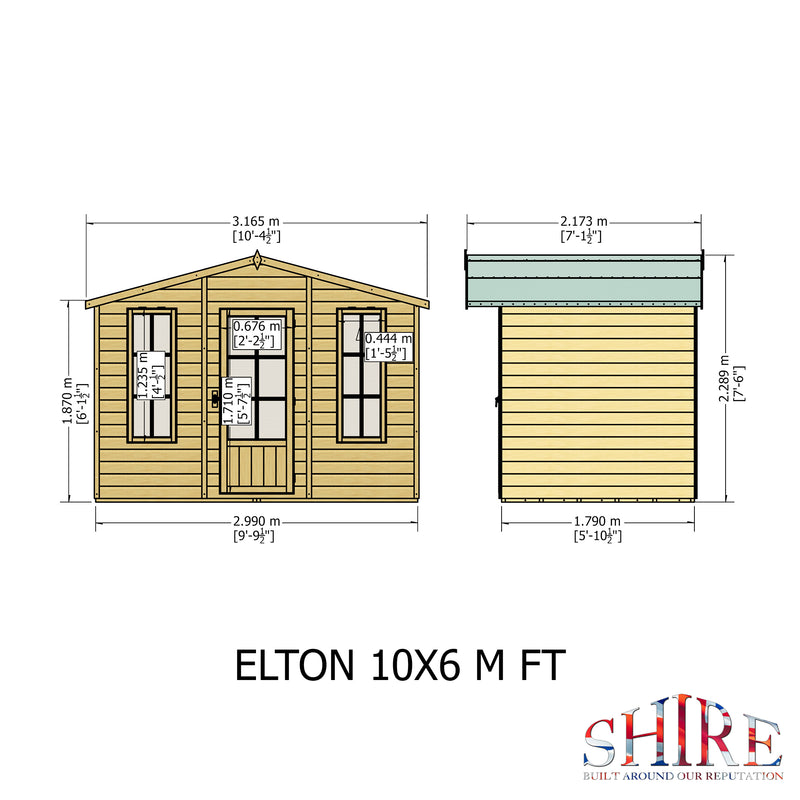 Elton Summerhouse (10' x 6')