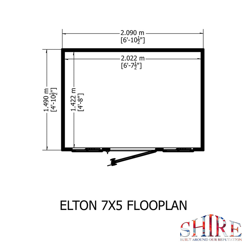 Elton Summerhouse (7' x 5')