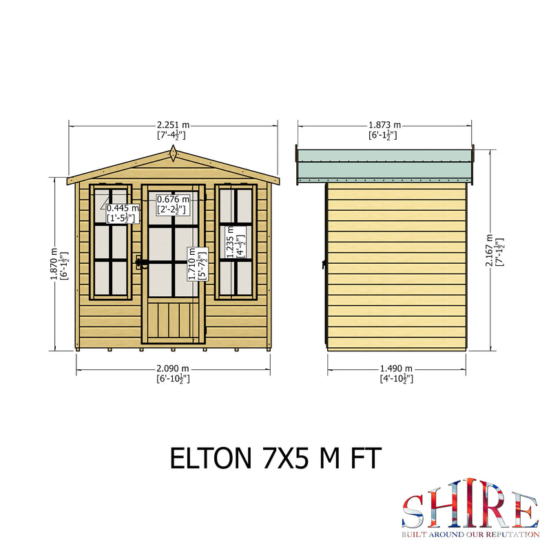 Elton Summerhouse (7' x 5')