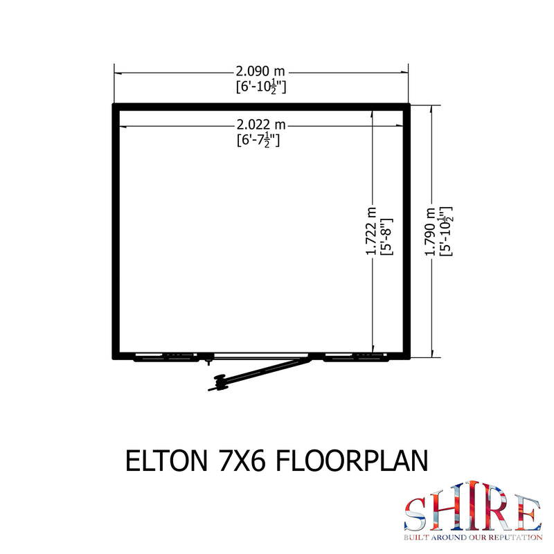 Elton Summerhouse (7' x 6')