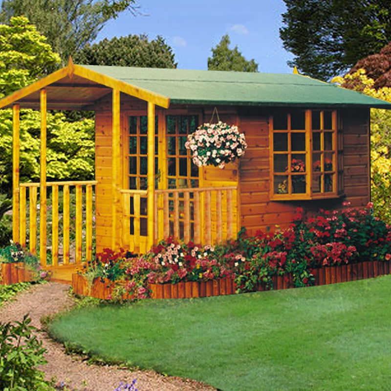 Goodwood Gold Fleur De Lys (8' x 8') Summerhouse