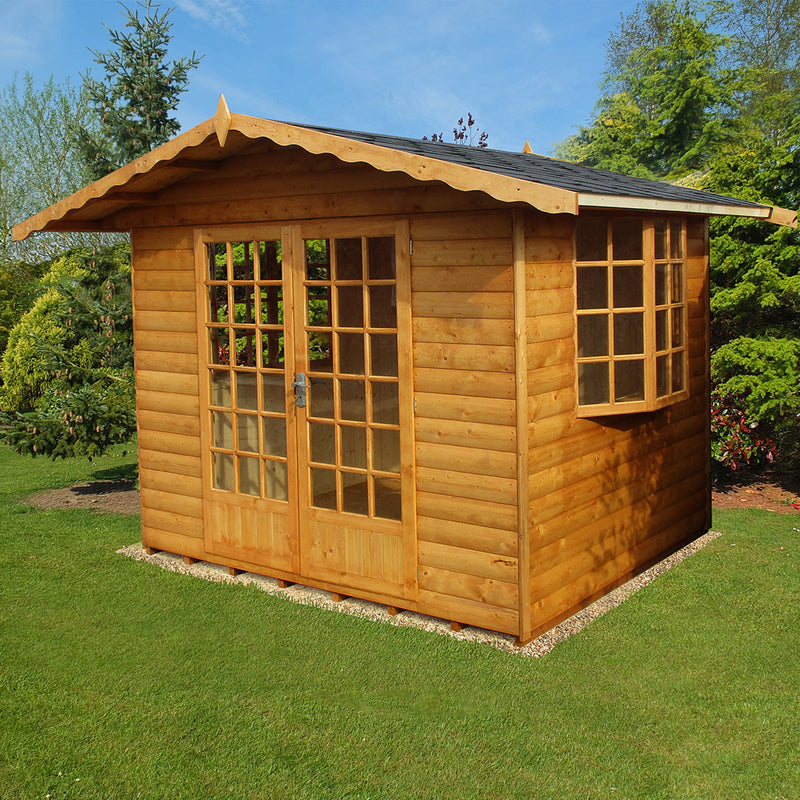 Goodwood Gold Fleur De Lys (8' x 6') Summerhouse