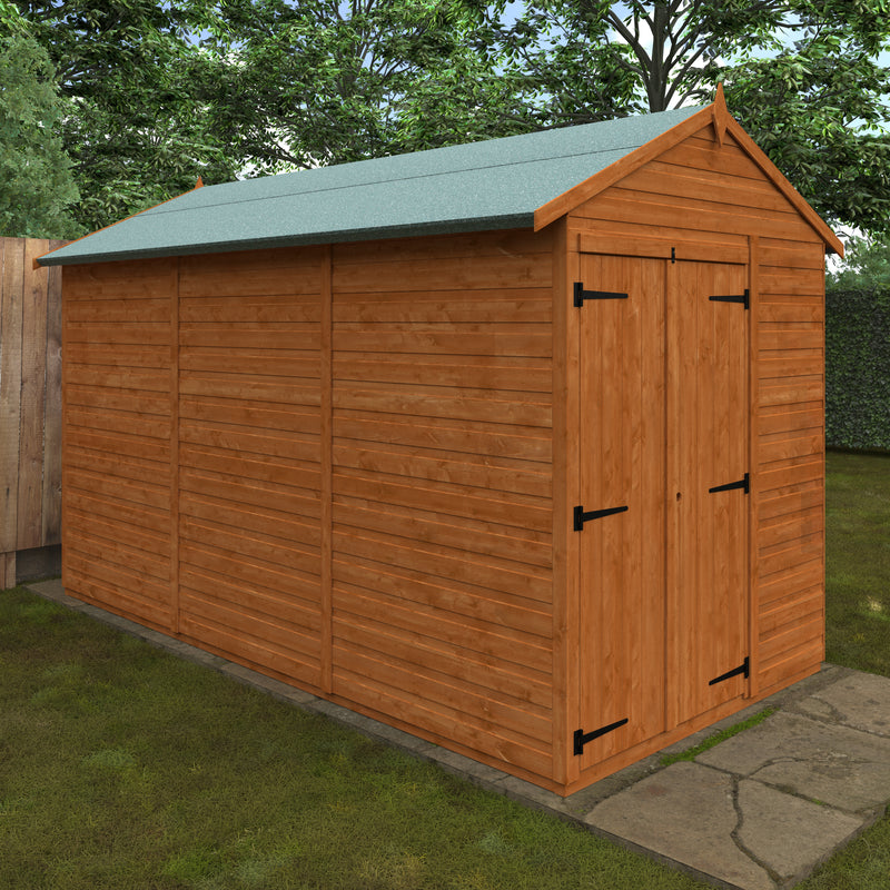 Woodlands Windowless Double Door Flex Apex Shed