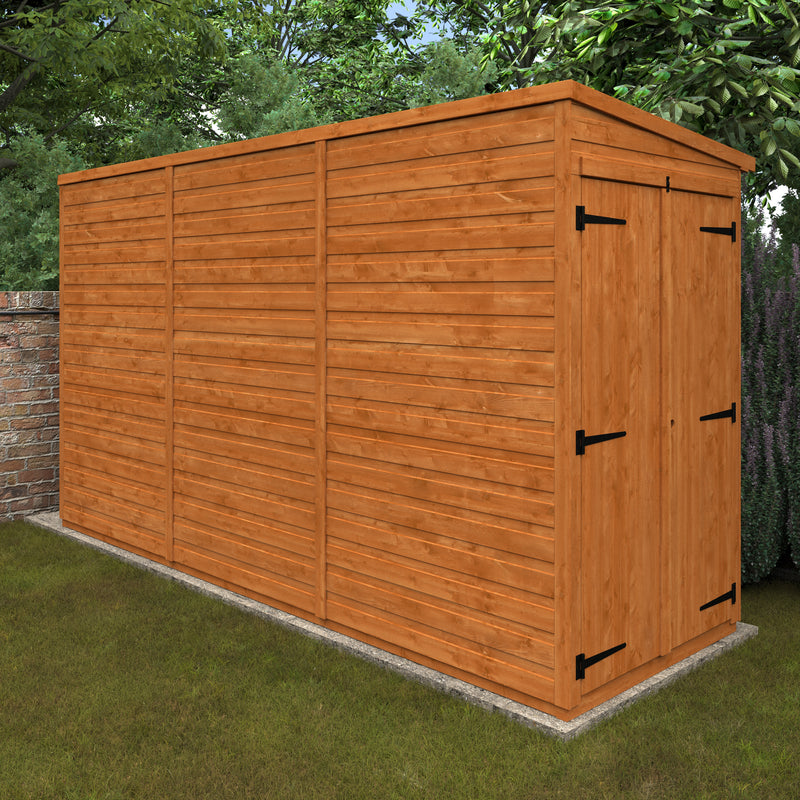 Woodlands Windowless Double Door Flex Pent Shed