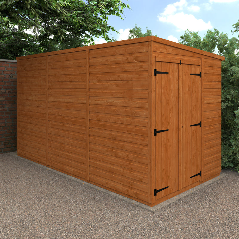 Woodlands Windowless Double Door Flex Pent Shed