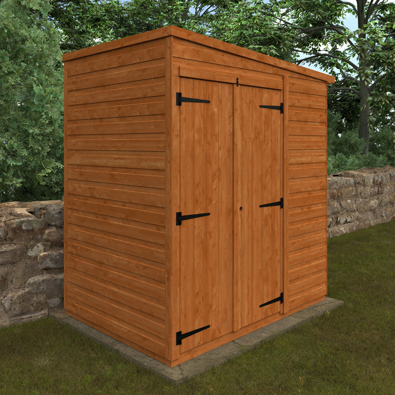 Woodlands Windowless Double Door Flex Pent Shed