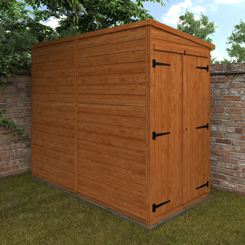 Woodlands Windowless Double Door Flex Pent Shed