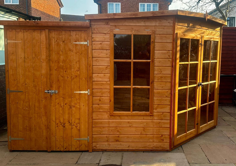 Hampton Summerhouse with Side Storage (8' x 12')